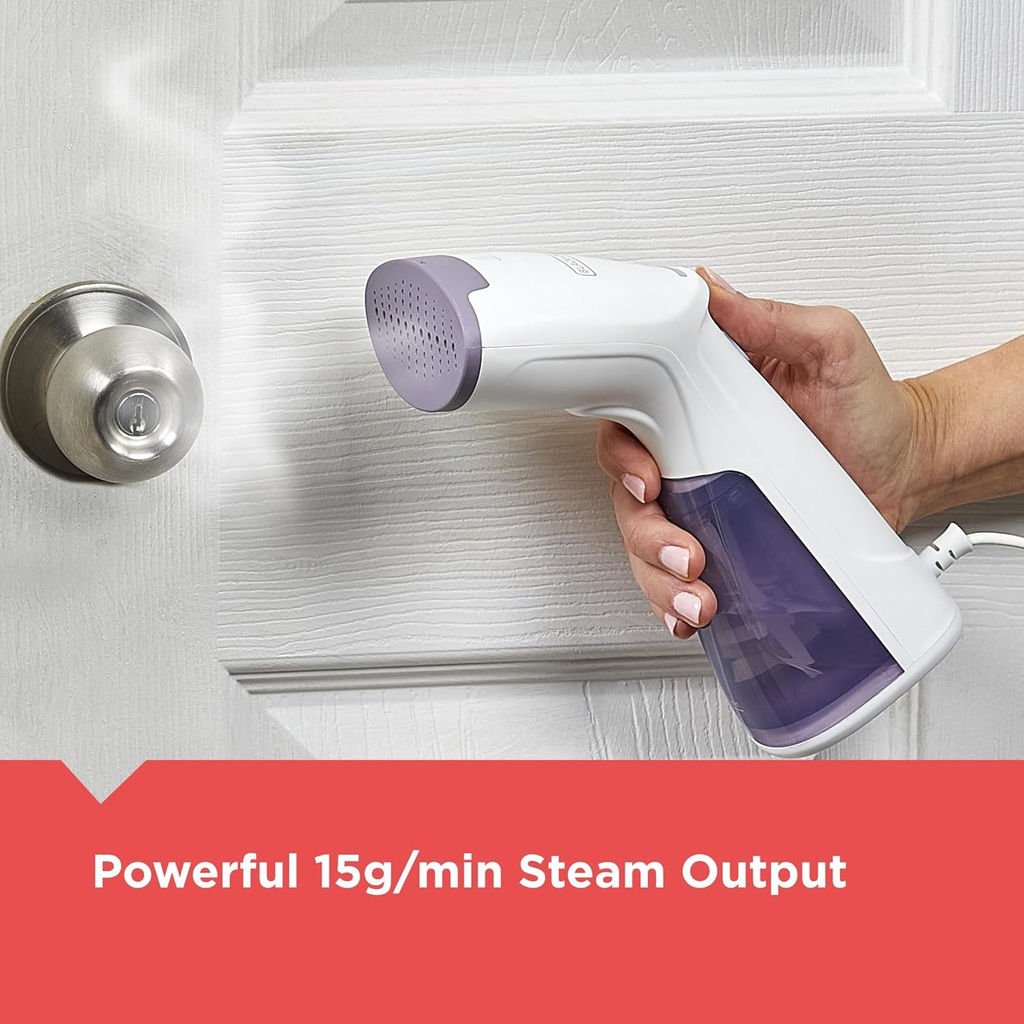 Black &amp; Decker Compact Handheld Steamer, 1000 Watts