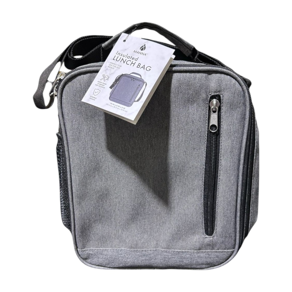 Manna Rectangle Zipper Lunchbag - Asst