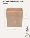 Elle Home Bougie Vanilla Scented Candle