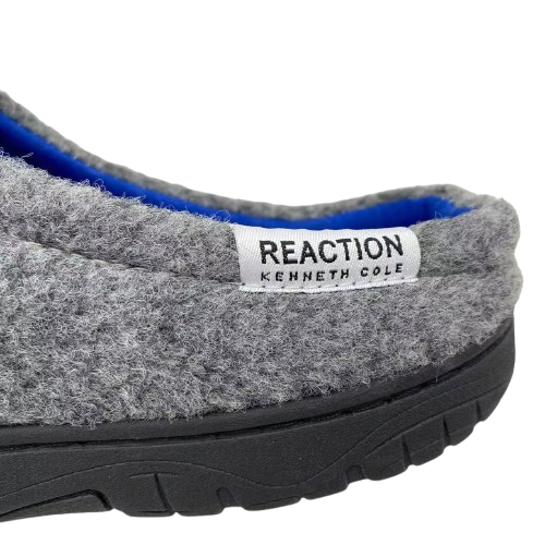 Kenneth Cole Men Mule Slipper Grey, Medium