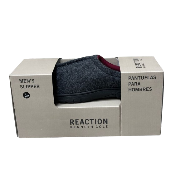 Kenneth Cole Men Mule Slipper Charcoal, Small