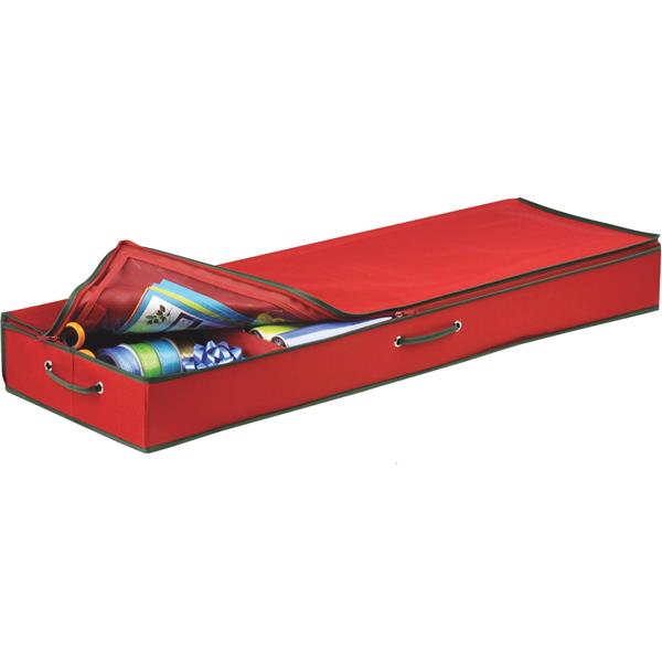 ****Honey Can Do 13-1/2 In. W x 4-1/2 In. H x 40 In. L Polyester Gift Wrap Storage Organizer