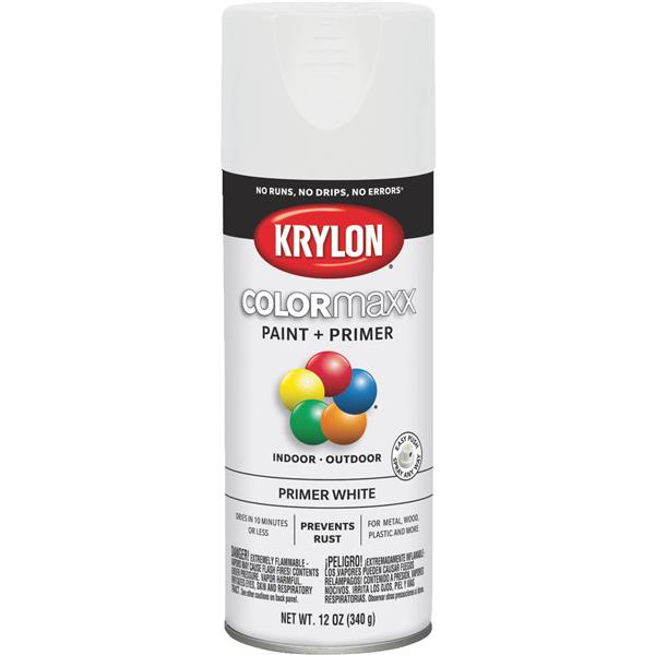 ^Krylon ColorMaxx All-Purpose Spray Paint Primer 12 Oz. White