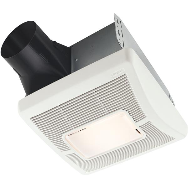 Broan-NuTone Roomside Series Bath Exhaust Fan 80 CFM 1.5 Sones with LED Light