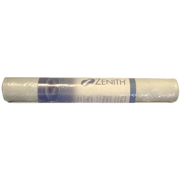 Zenith Zenna Home Rubber Bath Mat 16 In. x 28 In. White
