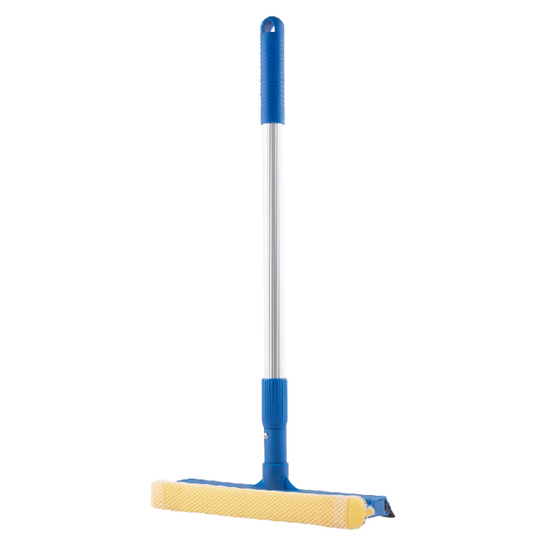 Mr. Save Squeegee with Telescopic Metal Handle 10 In.