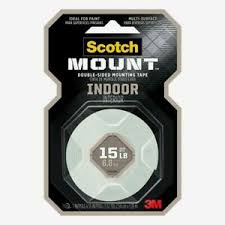 3M Scotch Indoor Double-Sided Mounting Tape 1 In. x 55 In. (15 Lb. Capacity)