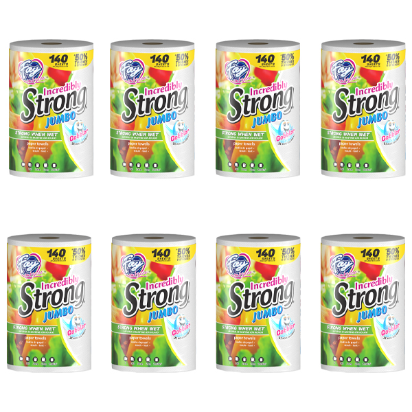 Fay Paper Towel Incredbstr 140 sheets 8 count
