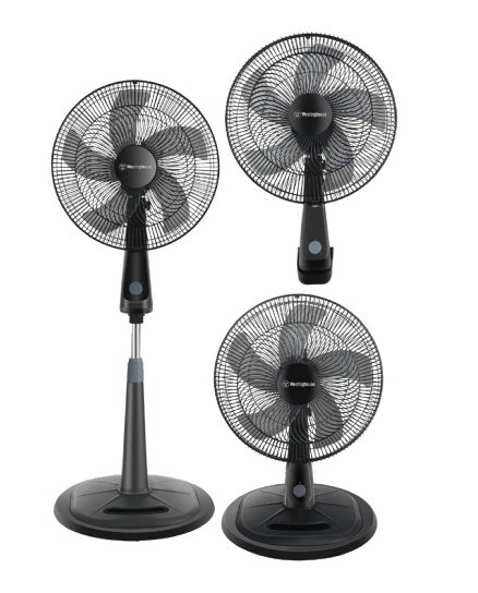 Westinghouse 3-In-1 Fan 16 In., Black