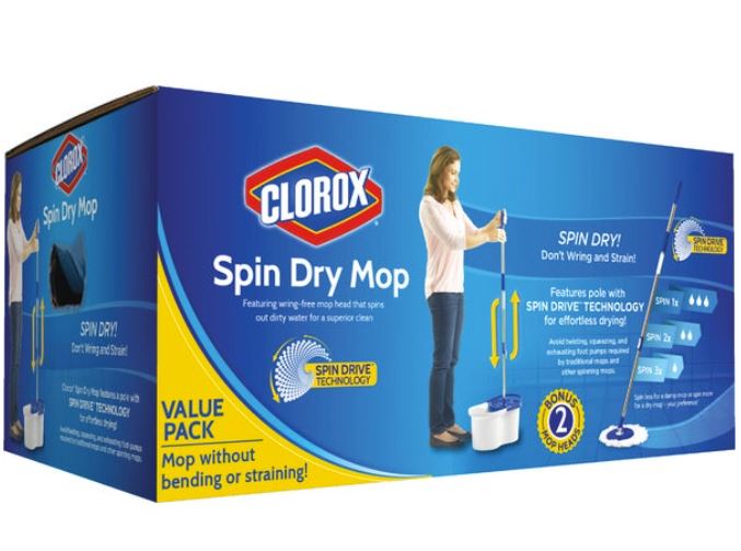 Clorox Deluxe Spin Mop &amp; Bucket