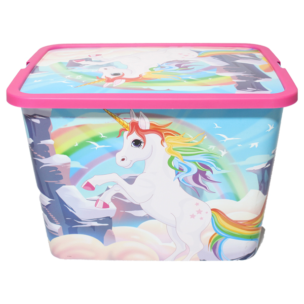 ****Disney Kids Storage Click Box 23L Unicorns