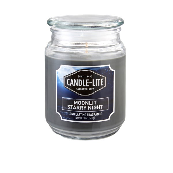 ****Candle-Lite Everyday 18 Oz Glass Jar Candle - Moonlit Starry Night
