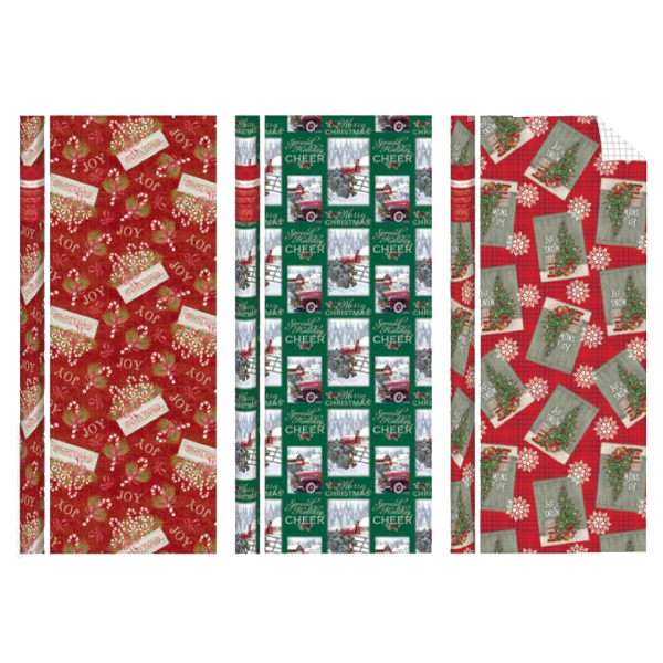 Edg Wrapping Paper 80 Sq Ft Roll 40 In., Traditional