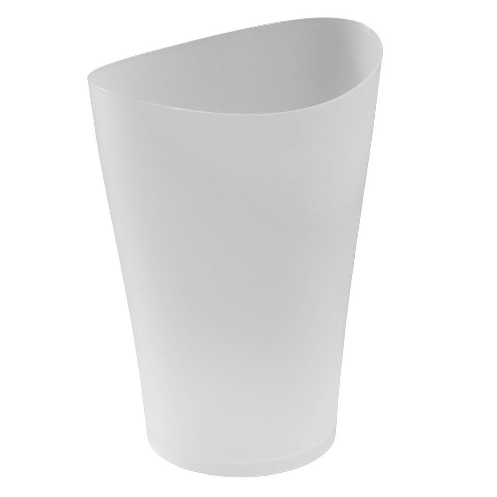 Rubbermaid Spa Works Vanity Wastebasket 2.25 Gal. / 9 Qt. Clear