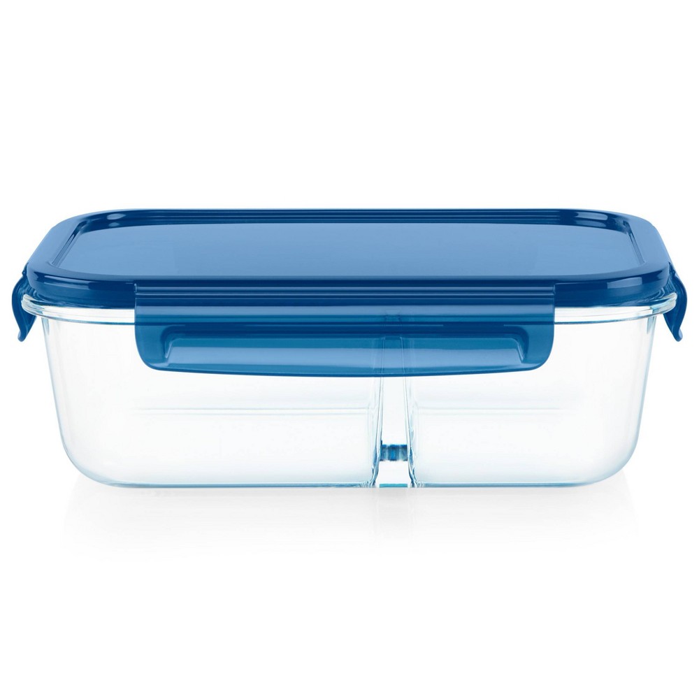 Pyrex MealBox Glass Storage Container 5.5 Cup Rectangle with Plastic Cover