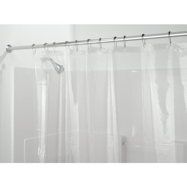 iDesign PEVA Shower Curtain Liner 72 x 72 In. Clear