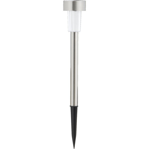 ****Outdoor Expressions 2.10 Lumens Metal Mini Solar Path Light, Stainless Steel