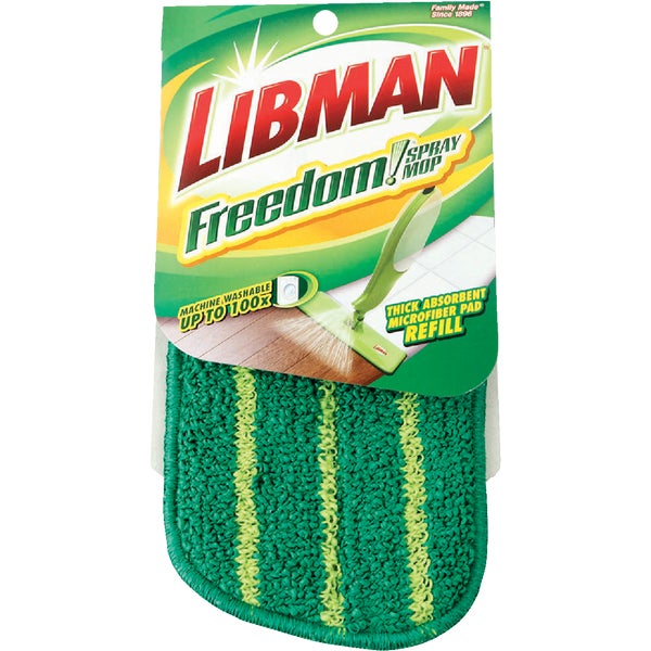 Libman Freedom Dual Sided Microfiber Spray Mop Refill 15 In.