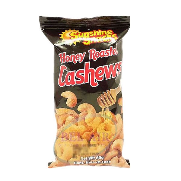 Sunshine Honey Roasted Cashews 55 G