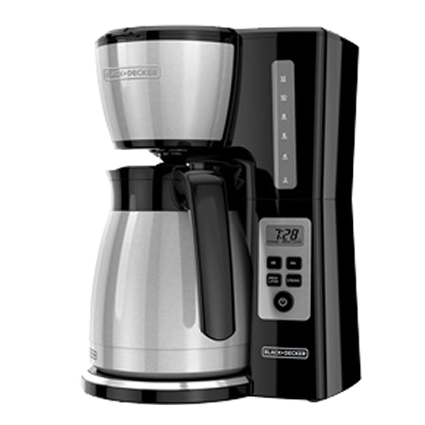 Black &amp; Decker Coffeemaker Thermal 12-Cup Programmable, Silver /Black