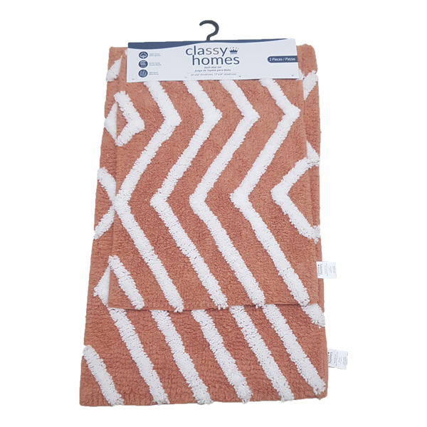 ****Classy Homes Bath Mat Set