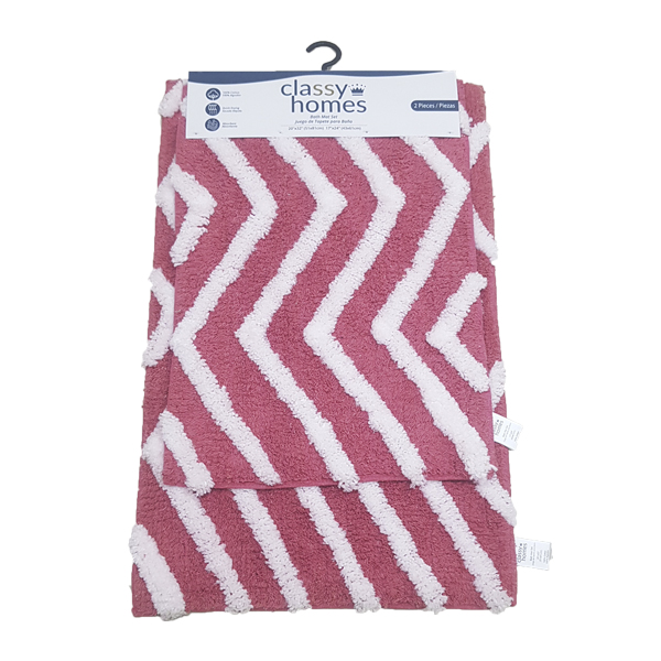 ****Classy Homes Bath Mat Set