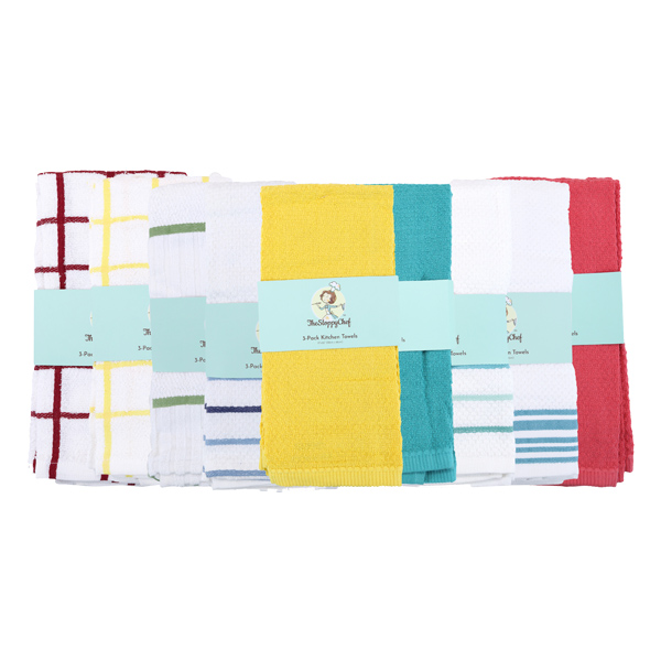 Classy Homes Kitchen Towels (3-Pack)