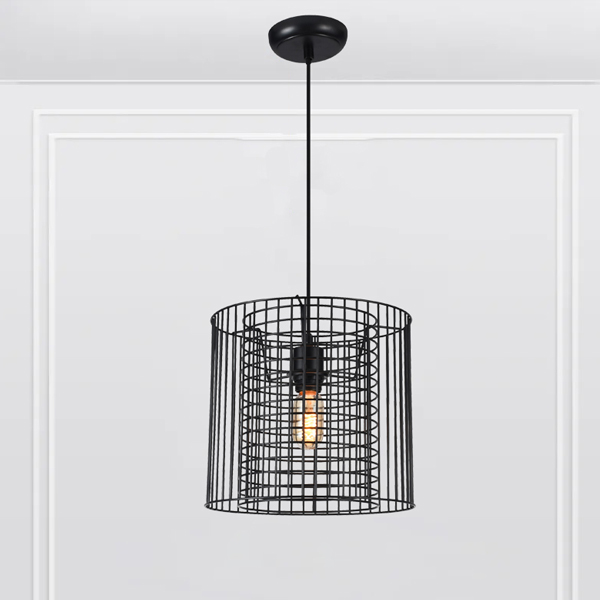Royal Homes Pendant Light, Black E27 40W