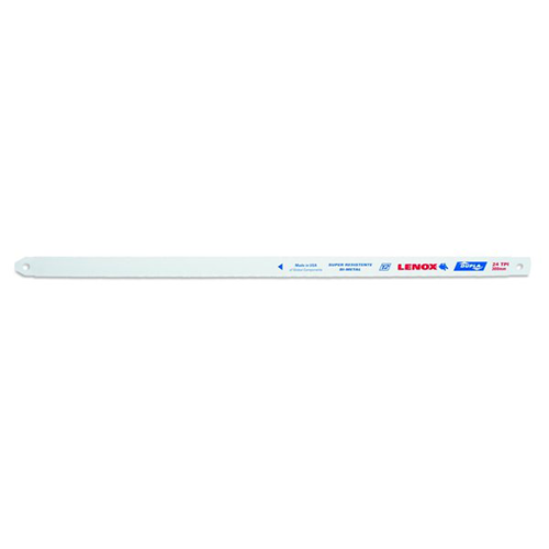 ****Lenox Hacksaw Blade, 1/2 in W x 12 in L Blade, HSS Cutting Edge, 24 TPI, Bi-Metal Blade