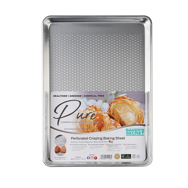 ****Baker's Secret Pure Aluminum Perforated Baking Sheet
