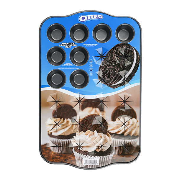 ****Oreo 24-cup Mini Cupcake Pan 43x27x2.5cm l