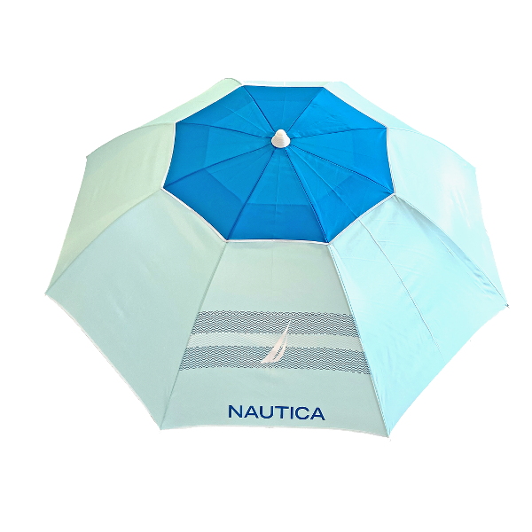 ****Nautica Beach Umbrella 7 Ft. Blue Wave J-Class
