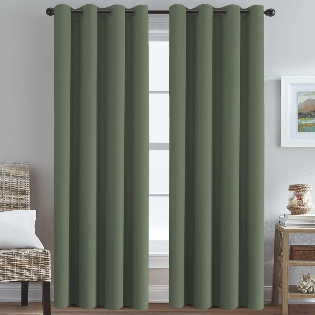 Classy Homes Blackout Curtains 52In.x90In.