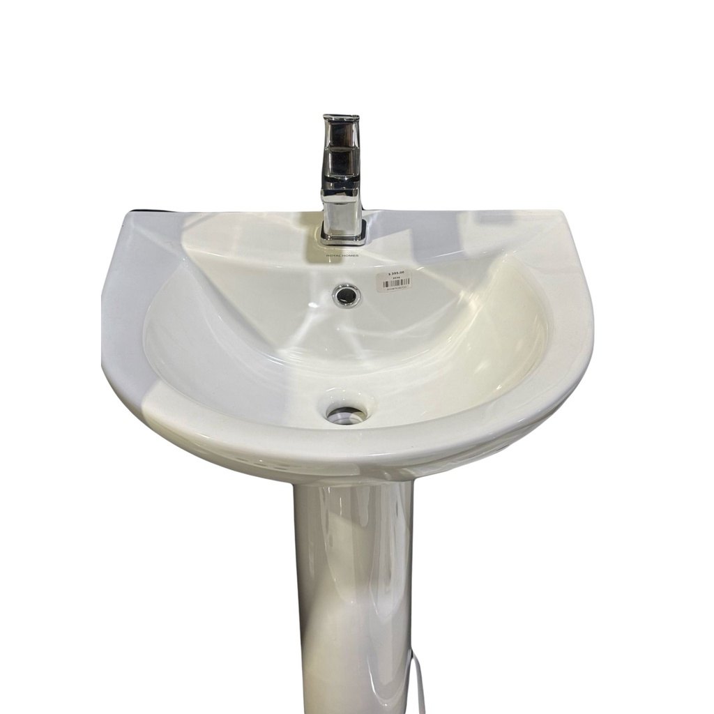 Royal Homes Pedestal Sink, White