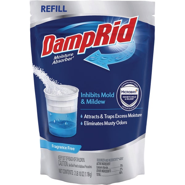 DampRid Moisture Absorber Refill with Microban 42 Oz. Fragrance Free
