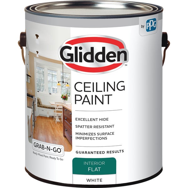 ****Glidden Interior Flat Ceiling Paint 1 Gal.