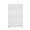 ****Kenneth Cole Temporary Pleated Blinds, White/72x90''