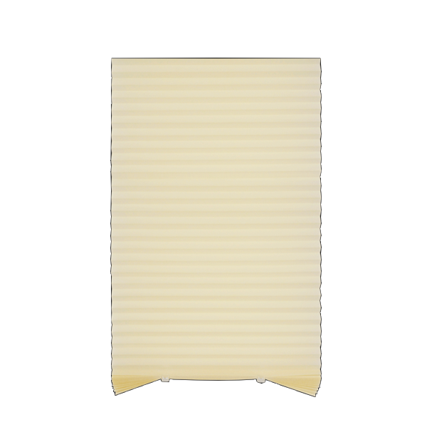 ****Kenneth Cole Temporary Pleated Blinds, Beige/78x90''