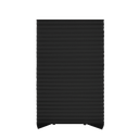 ****Kenneth Cole Temporary Pleated Blinds, Black/42x90''