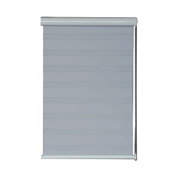 Kenneth Cole Luxury Zebra Blinds 29 x 90 In. (Blackout), Grey
