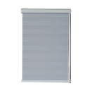 Kenneth Cole Luxury Zebra Blackout Blinds 42 x 90 In., Grey