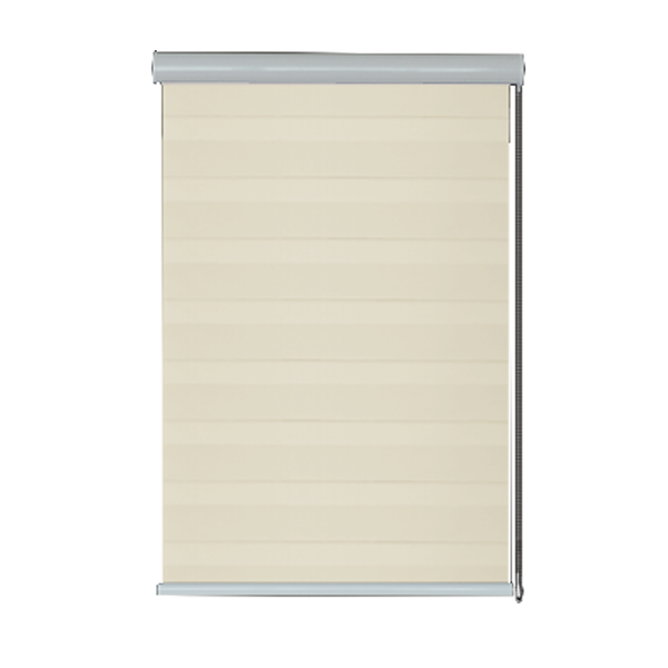 Kenneth Cole Luxury Zebra Blackout Blinds 36 x 90 In., Beige