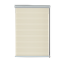Kenneth Cole Luxury Zebra Blackout Blinds 36 x 90 In., Beige