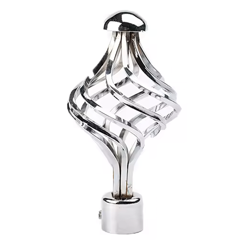 Classy Homes Curtain Rod 28-48 In., Blacksilk - Plated