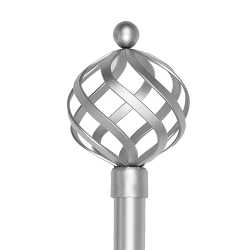 ****Classy Homes Curtain Rod 28-48 In., Champagne Silver - Painted