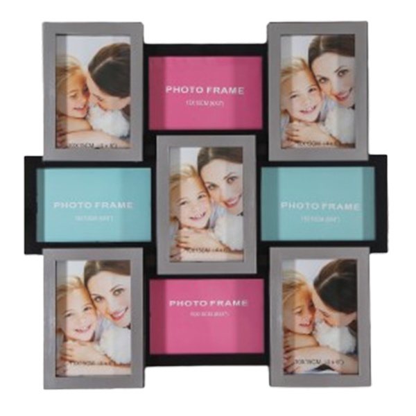 ****Classy Homes Photo Frame, 18.1 x 18.1 In. - Silver/Black