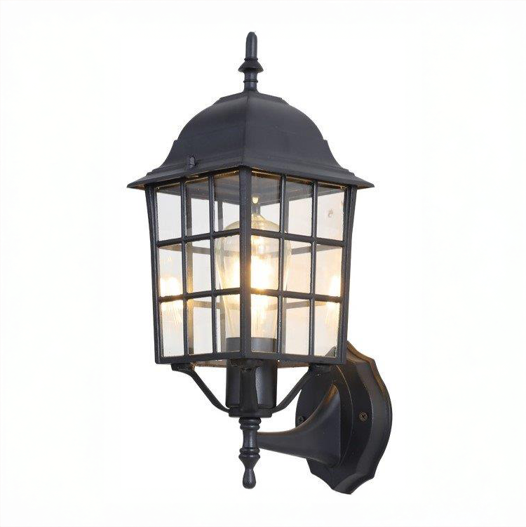 Royal Homes Exterior Wall Lamp 1-Light E27 Black