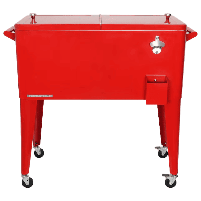 ****Permasteel Cooler 80 Qt. Red