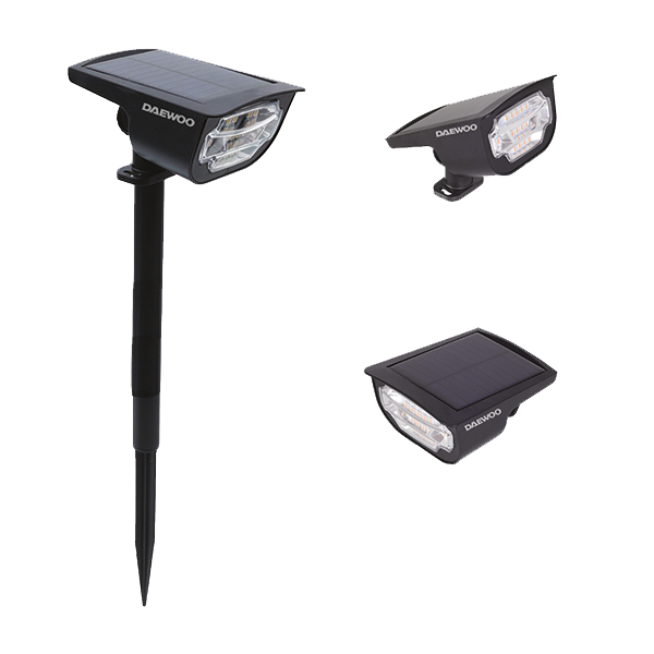 ****Daewoo Outdoor Burst Landscape Solar Spotlight