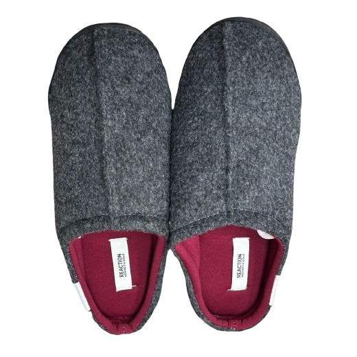 ****Kenneth Cole Men Mule Slipper Charcoal, Medium